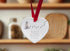 Weimaraner Walk Beside Us Ceramic Heart